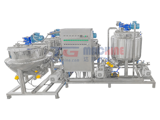 Jacketed cooking kettle